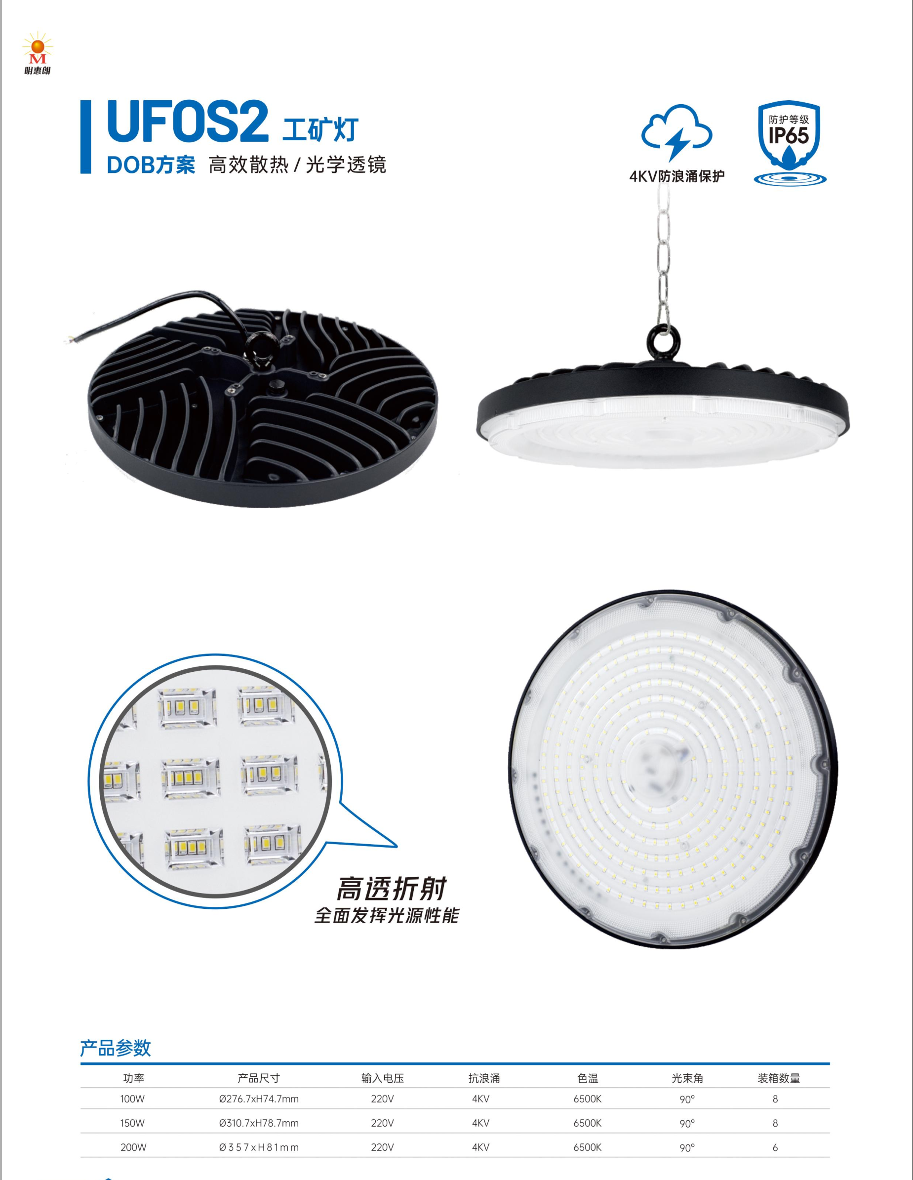 明惠朗UFO工礦燈